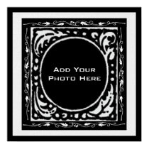 Decorative Photo Template Poster posters