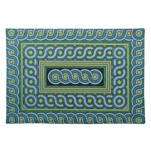 Decorative Placemats - Swirl Design