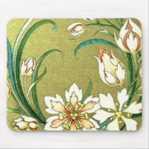 Decorative plants and flowers - Love Green mousepads by VintageGiftStore Decorative plants and flowers - Love Green mousepads