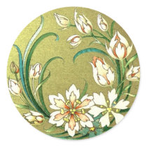 Decorative plants and flowers stickers by VintageGiftStore Decorative plants and flowers stickers