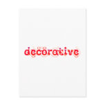 decorative postcard