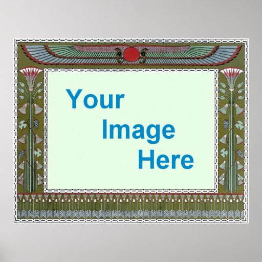 Decorative Poster Border Template | Zazzle