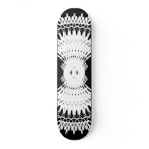 Decorative Radial Pattern: Skateboard