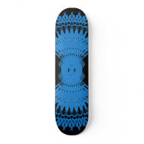 Decorative Radial Pattern: Skateboard