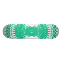 Decorative Radial Pattern: Skateboard