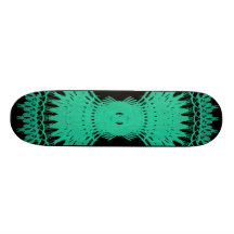 Decorative Radial Pattern: Skateboard