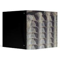 Decorative relief from the east stairway vinyl binder