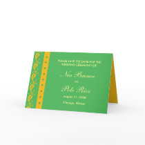 Decorative Save the Date Card cards