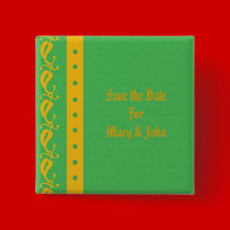 Decorative Save the Date Pins buttons