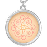 Decorative Spirals: Abstract Art: Necklace