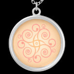 Decorative Spirals: Abstract Art: Necklace