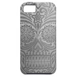 Decorative Sugar Skull with a Stainless Steel Look iPhone 5 Covers