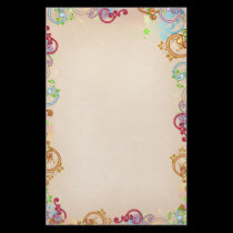 Decorative Swirls stationery