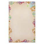 Decorative Swirls Personalized Stationery