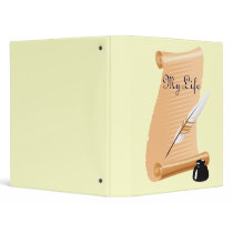 Decorative text background binders by Olesha Decorative text background binders