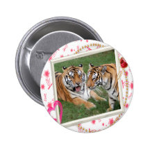 Decorative Tiger Buttons