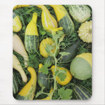 Decoratives pumpkins mouse pad