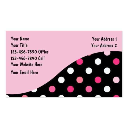 Decorator Business Cards (back side)