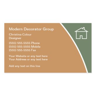 Decorator Business Cards