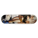 Decoupage Dame skateboards
