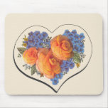 Decoupage Love Heart-1 Mouse Pad