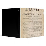 Decree of the National Convention Vinyl Binders