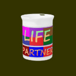 Dedication : Happy Life Partner pitchers