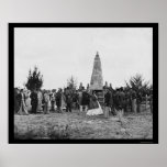 Dedication of the Battle of Bull Run Monument 1865 Print