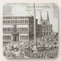 Dedication of the Obelisk in front of the Basilica Coaster