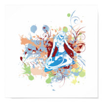 dee jay chic vector II posters by doonidesigns dee jay chic vector II posters