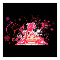 dee jay chic vector posters