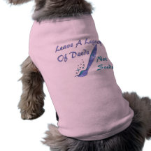 Deeds Not Seeds Dog Tee Shirt