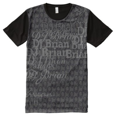 deejay dj name personalizable All-Over print shirt