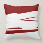 Deep Blood Cardinal Throw Pillow