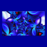 DEEP BLUE ABSTRACT FRACTALS GEOMETRIC DIGITAL ART photography
