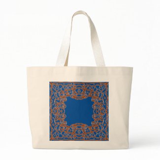 Deep Blue Bandanna bag bag