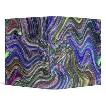 Deep Blue Vinyl Binder