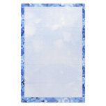 Deep Blue Diamond Border 2 stationery