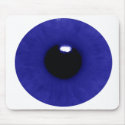 Deep Blue Eyeball Mouse Pad mousepads