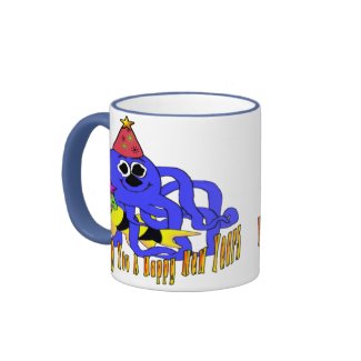 Deep Blue New Year mug