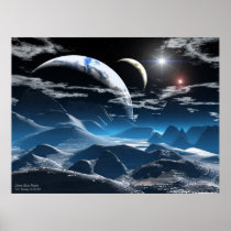 Deep Blue Nights Print
