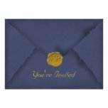 Deep Blue Party Invitation