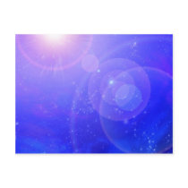 Deep Blue Postcard