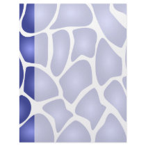 Deep Blue Random Mosaic Pattern Personalized Letterhead