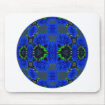 Deep Blue Roses Mouse Pads