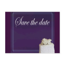 Deep blue Save the date postcards by aslentz Deep blue Save the date postcards