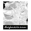 Deep Blue Sea Coloring Book Page posters