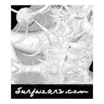 Deep Blue Sea Coloring Book Page posters