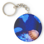 Deep Blue Sea Jellyfish Key Chain