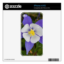 Deep Blue Skins For iPhone 4S